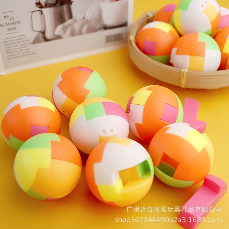 Прямые поставки с фабрики, 4,5 см, собранный интеллектуальный шар, 2 юаня, игровая консоль, машина гашапон, игрушечное яйцо, детский мяч, игрушка