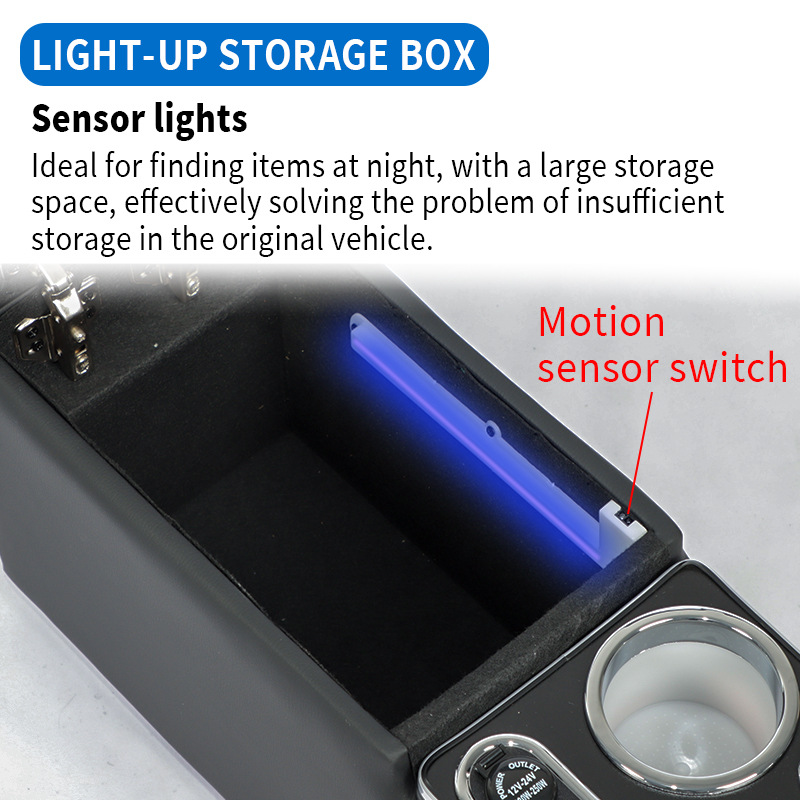 Suitable for Nissan Serena E-Power C27 C26 Console Armrest Box Middle Storage Box
