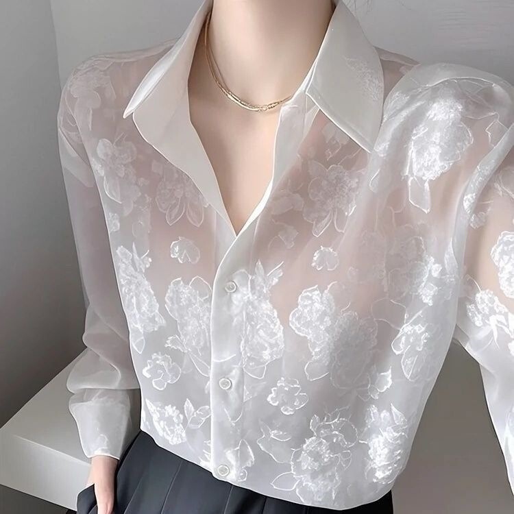 This Year's Popular Sun-Protective Shirt for Women, 2026 Summer Shirt, Unique and Beautiful, Super Stylish Design, French-Style Top
