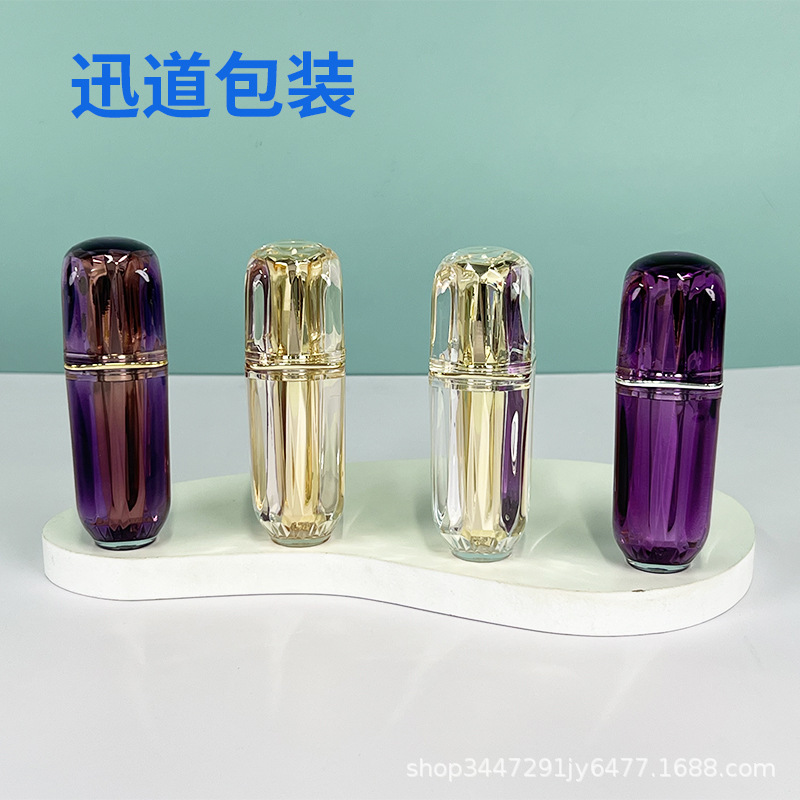 高端化妆品30ml按压水乳液分装小空瓶精华液包材高级敢爽肤水瓶子