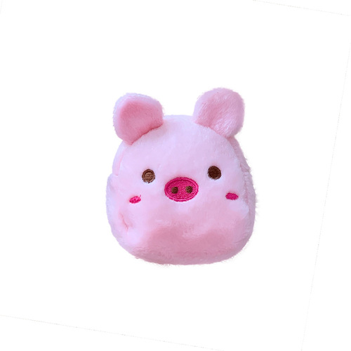 Cute girl school bag shape plush penguin small coin purse coin bag lipstick bag data cable bag makeup wholesale