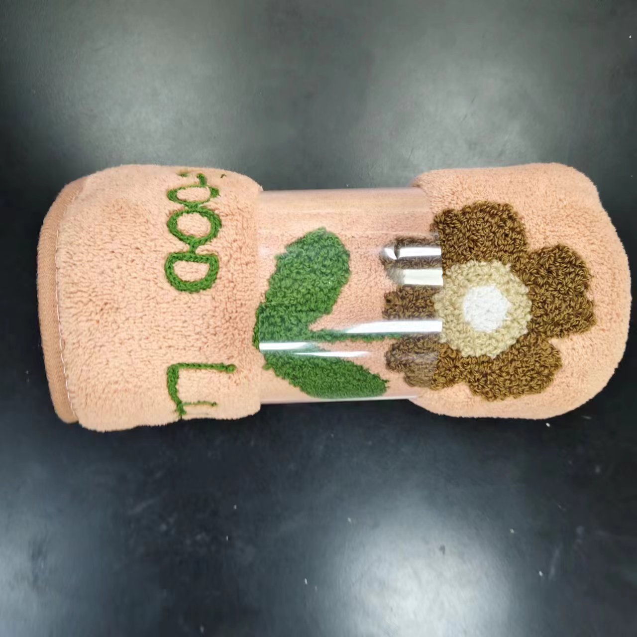 Floral Coral Fleece Towel Men Women, Suitable Home Use, Extra Large Thick, Absorbent Quick-drying, For Face Washing_voghion.com