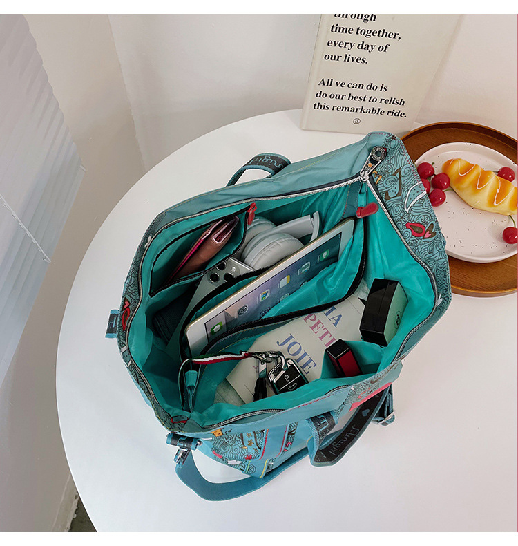 Women's Large Nylon Geometric Cute Square Zipper Bag Sets display picture 33