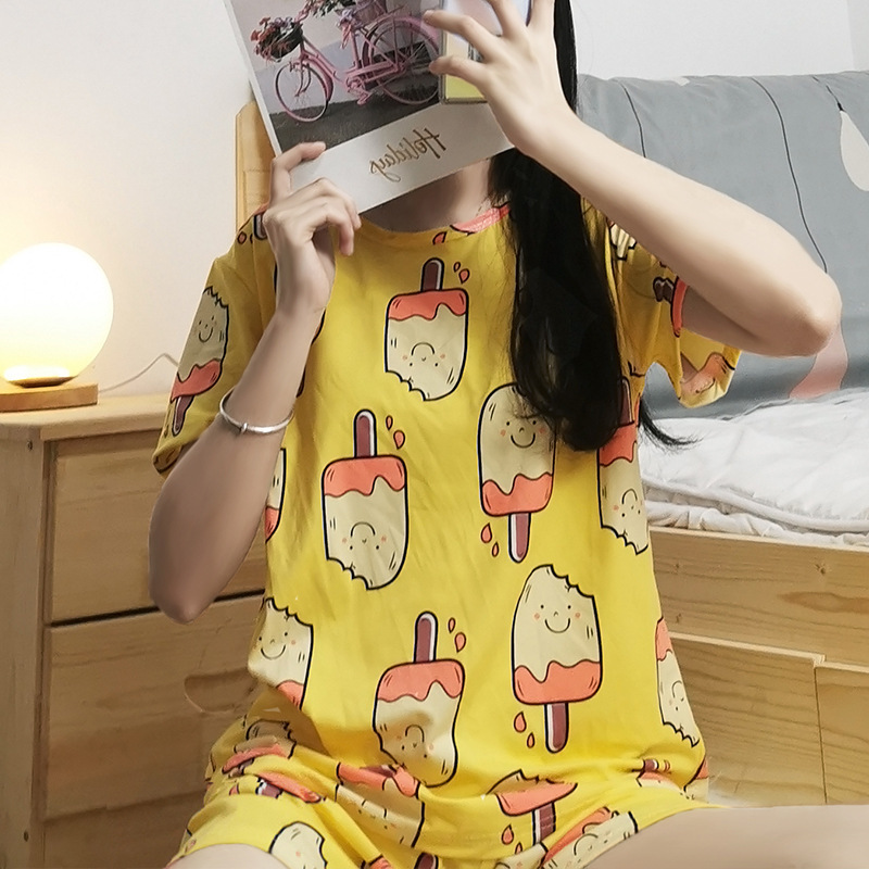 Milk silk 110 thin S yellow ice cream short cover