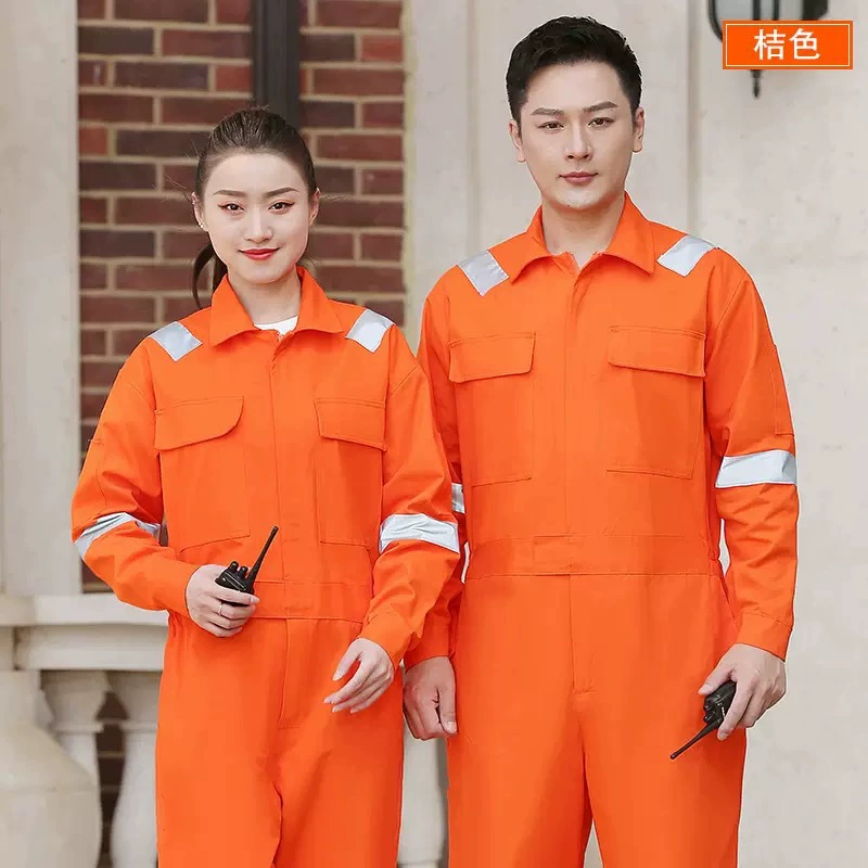 Сплошной комплект комбинезона для мужчин и женщин светоотражающие полоски соединенных костюмов износостойкие и антиблистательные