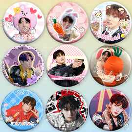 田柾国周边粉丝应援胸针吧唧徽章痛包挂件背包装饰送朋友jungkook