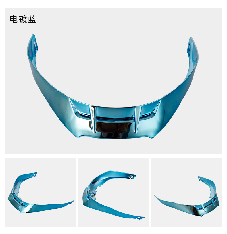 Soman Motorcycle Helmet Sm955S Tail Wing, Open-Face Helmet 955-S Personalized DIY with Tail Wing Accessories