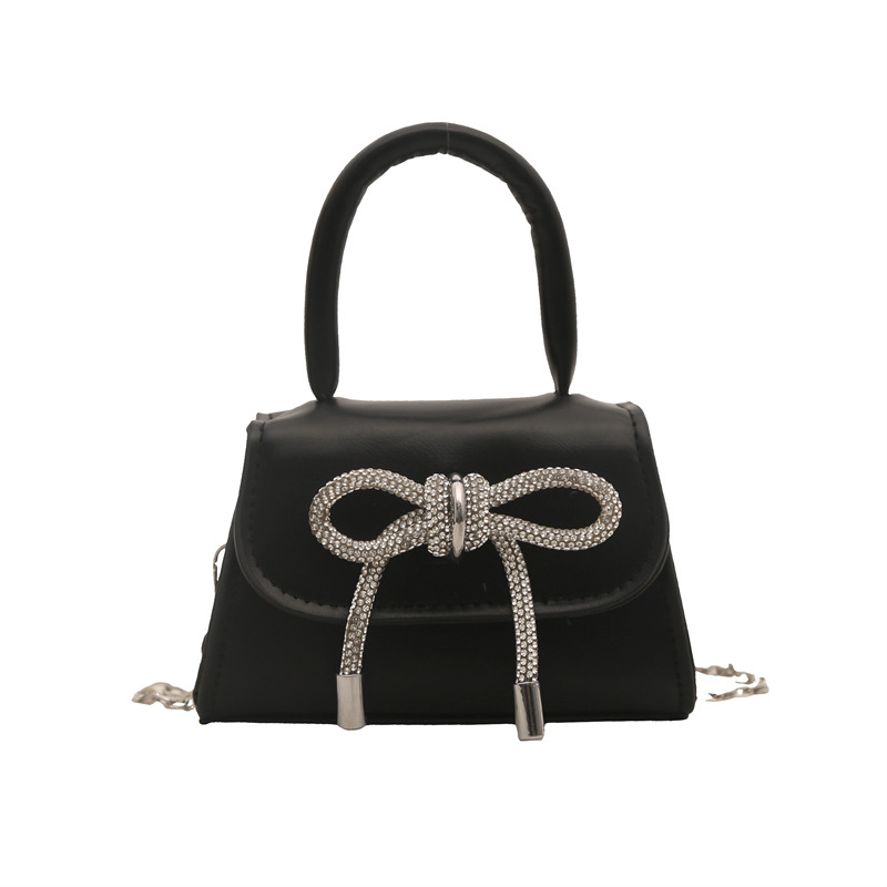 Ins nicho bolso de textura francesa mujer 2025 primavera nuevo arco bolso pequeño bolso de hombro de estilo occidental