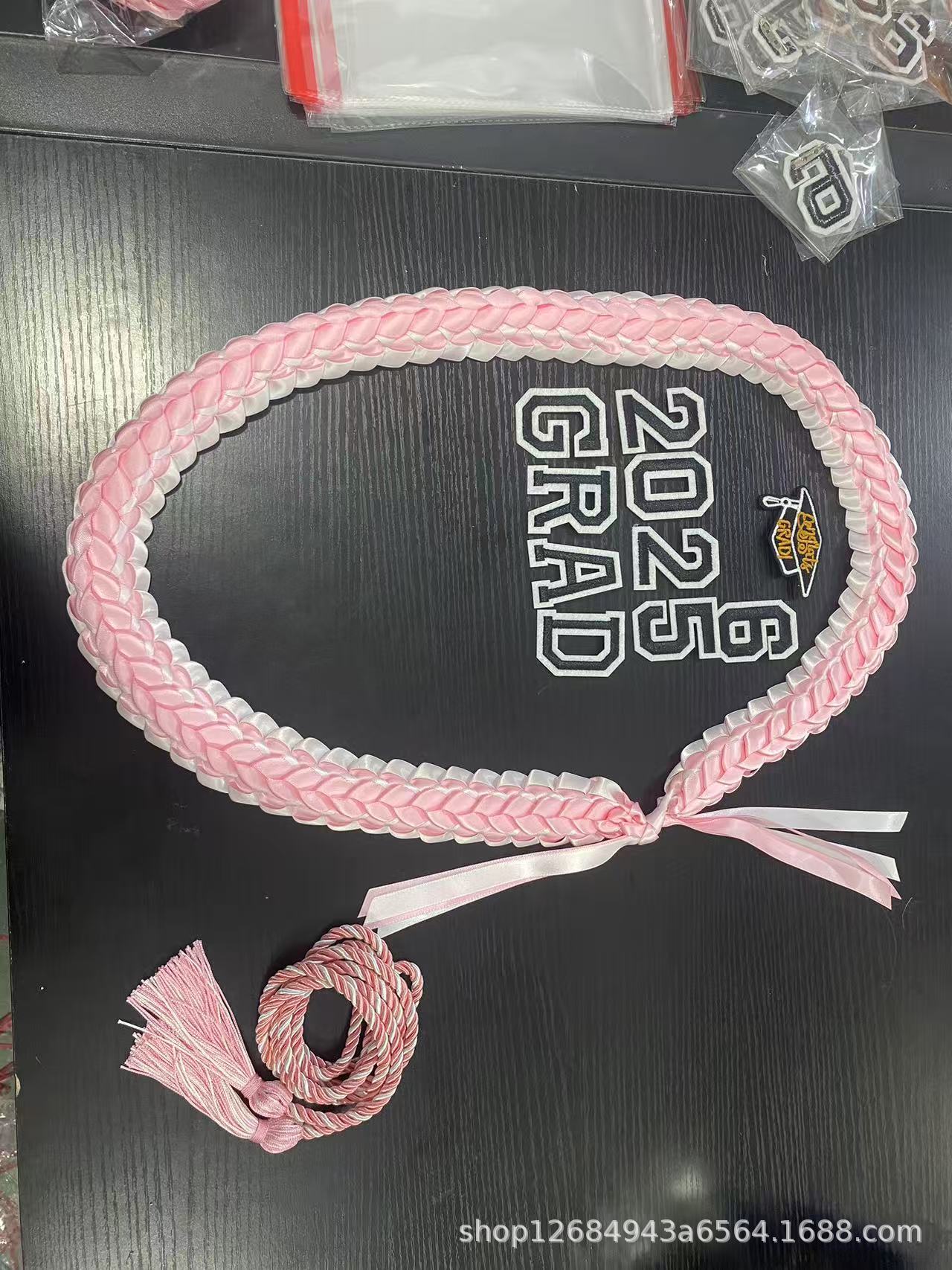 5mm*123m; 분홍색과 흰색