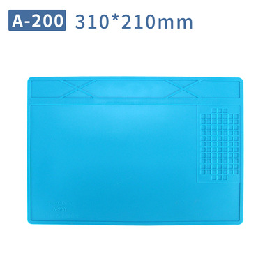 手机维修垫耐高温手机维修台隔热垫电子焊接焊锡防烫硅胶垫子带磁