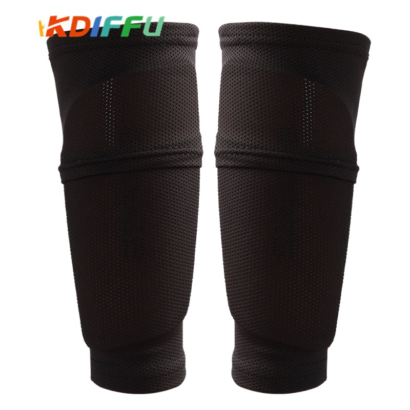 Los niños adultos de fútbol calcetines de fútbol Shin Guard protector de la pierna tapa deflector calcetines insertar transpirable ventas directas de la fábrica