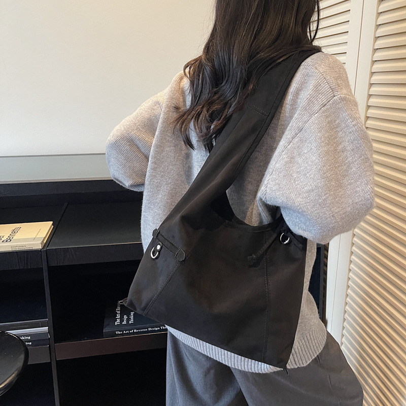 秋季复古大容量托特包2025超火美拉德慵懒风女通勤气质简约单肩包|undefined