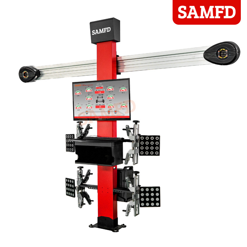 Puli Excellence Localizador de cuatro ruedas Localizador de mantenimiento de automóviles La máquina de posicionamiento de neumáticos de reparación de automóviles se puede combinar con un elevador