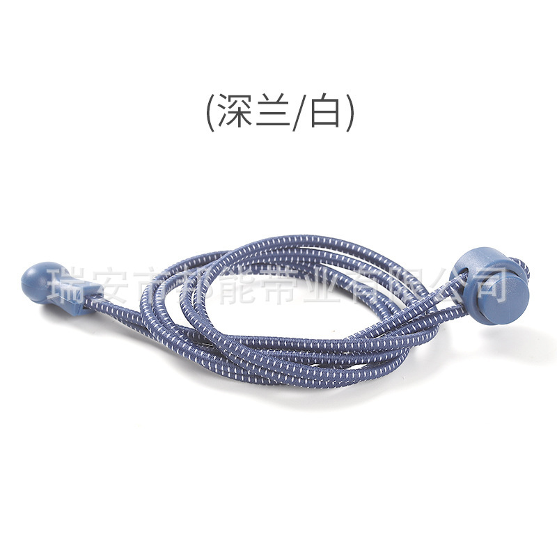 2,8-3mm elástico redondo sin cordones elásticos adaptados a las zapatillas de montañismo zapatos deportivos casuales para niños cintura