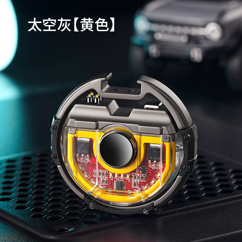 노란색 공간 회색