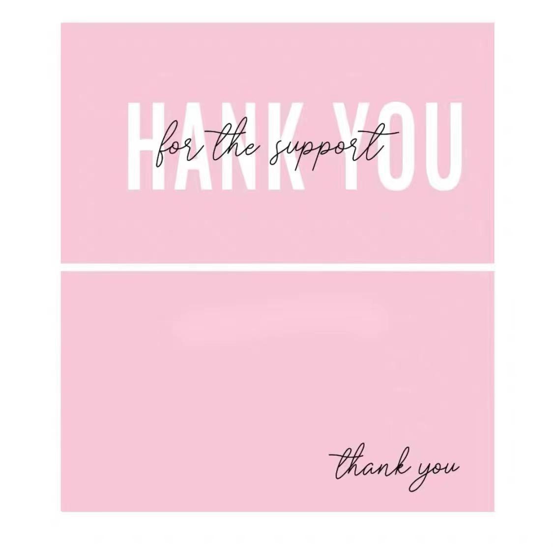 Tarjetas adhesivas “Gracias por su compra”, decoración comercial 9x5 cm image 5