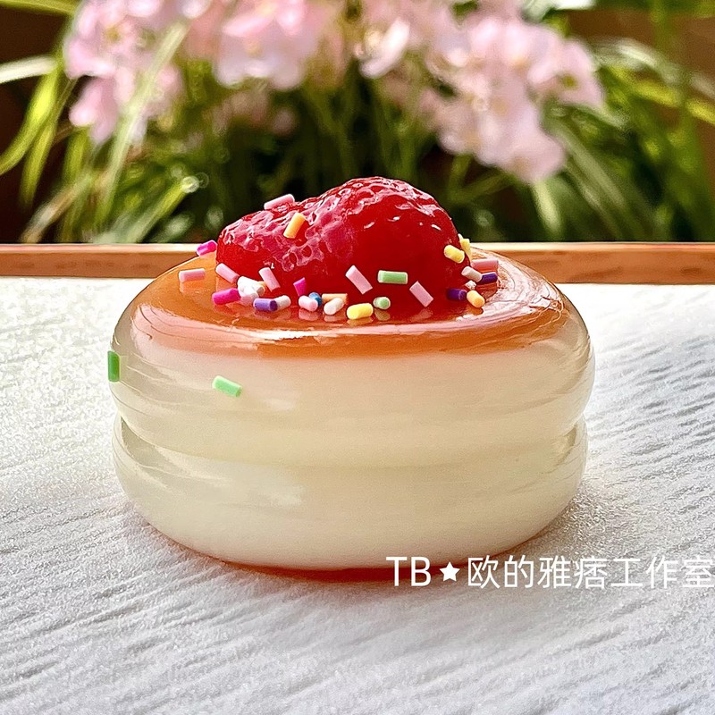 无语小馒头捏捏水感爆浆奶油感解压diy食品级硅胶自制解压玩具|undefined