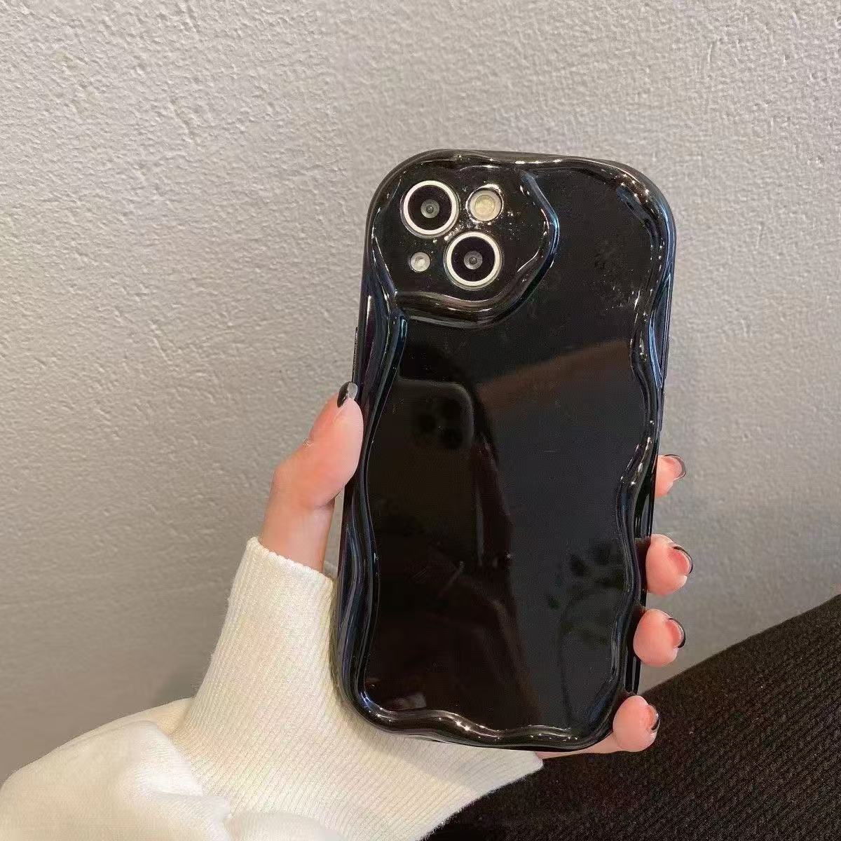 Para la imagen, la crema es adecuada para la carcasa del teléfono móvil Apple 16Promax anti-caída iPhone15 Japón y Corea del Sur ins14/13 Europa y América 12