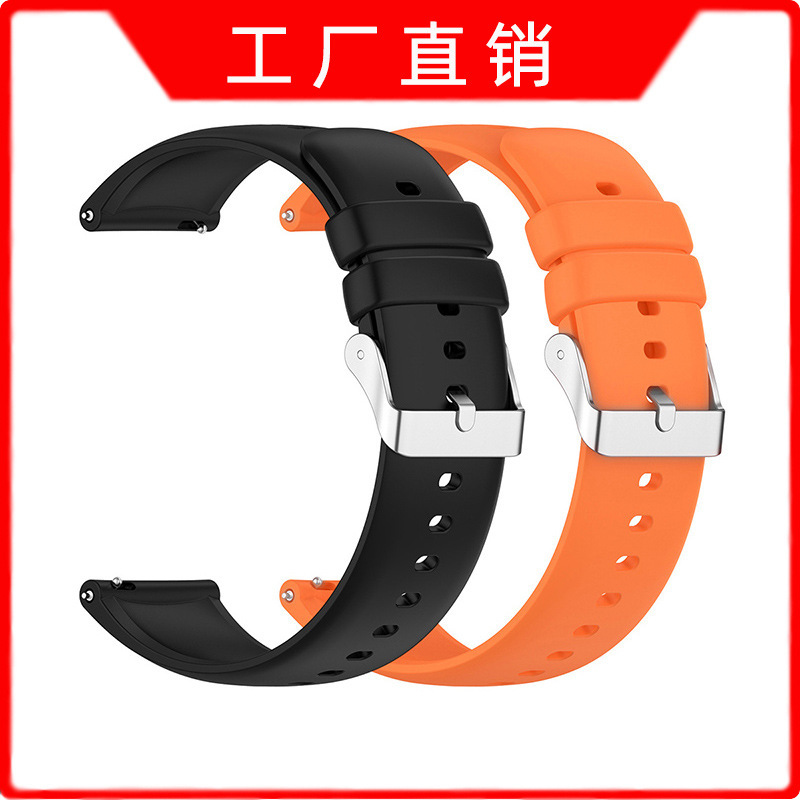 [Ready Stock] Suitable for Huawei Watch3 Gt3 Silicone Watch Strap 20mm 22mm Watch Strap Source Factory