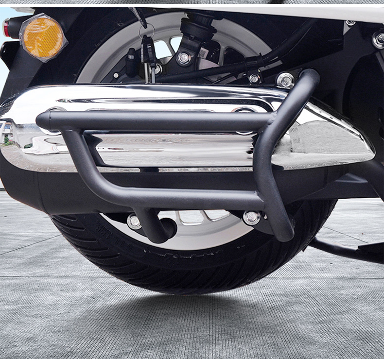 Suitable for Dongfeng 150Aura Exhaust Bar Anti-Fall and Anti-Scalding Exhaust Protective Cover Protective Bar Protective Bar Modification Accessories