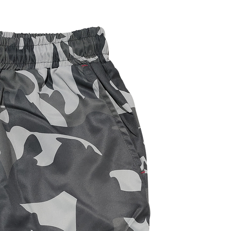 Herrenbekleidung Gewebte Stoffhose mit Kordelzug und mehreren Taschen, einfarbig, lässige Arbeitshose_voghion.com