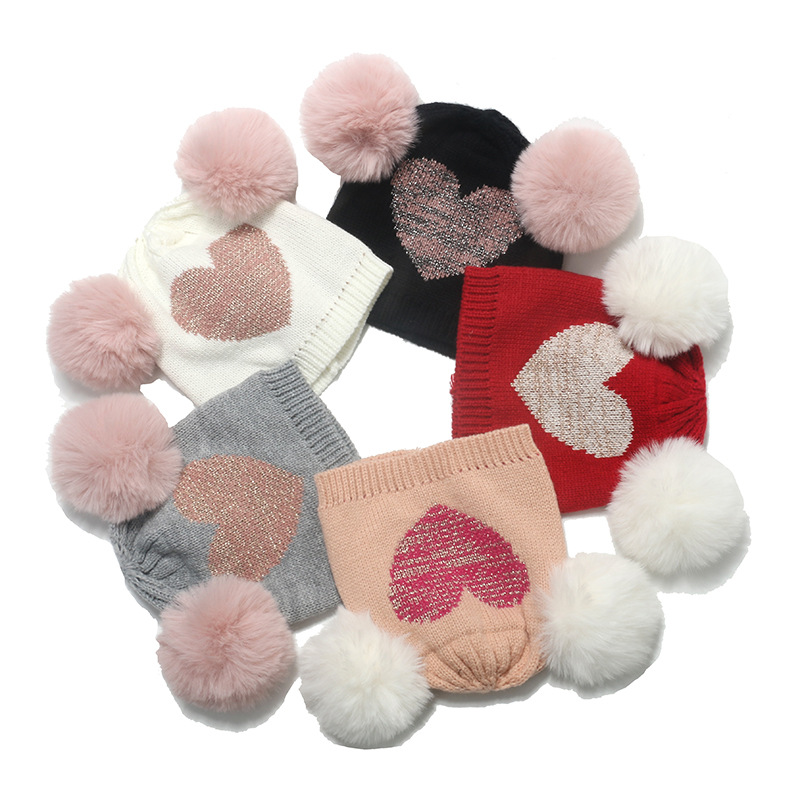 Warm Knitted Wool Hat For Women And Girls Simple Solid Colour_voghion.com