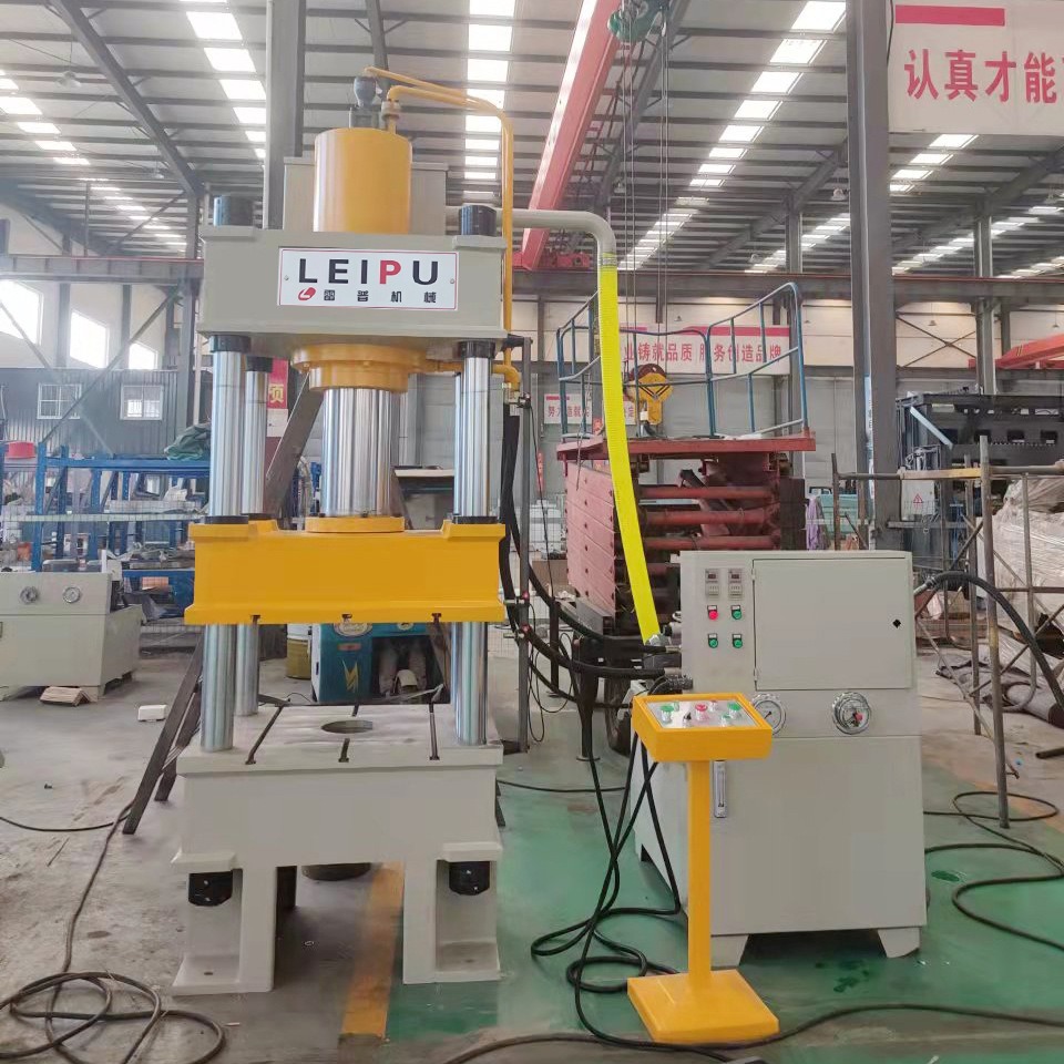 630吨三梁四柱液压机 铸造件锻压金属粉末快速热锻机