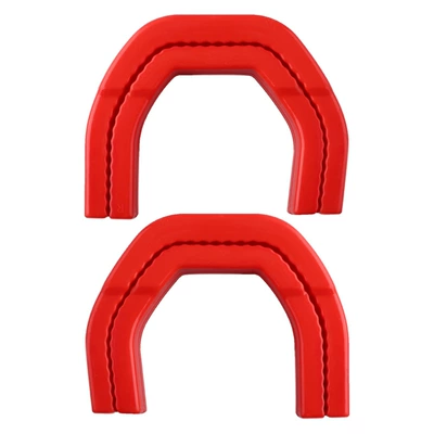 Cross-Border Hot Sale Suitable for Dodge 2019-2024 Trailer Hitch Ram 1500 Front Trailer Hitch Cover Decoration (Other Automotive Interior Supplies) - red-pair