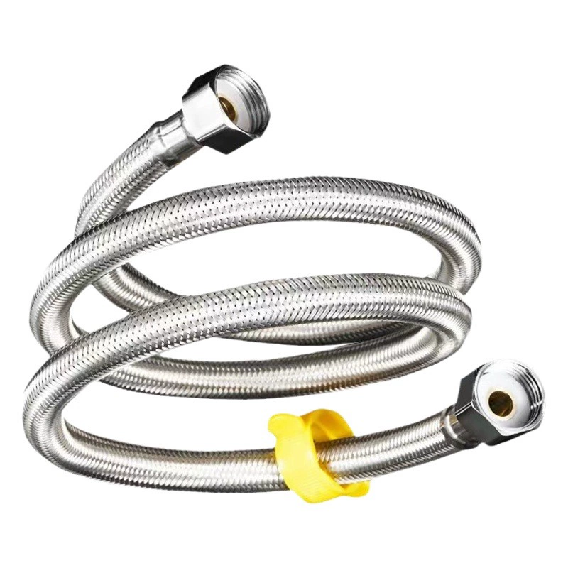 304 из нержавеющей стали плетеная труба водонагреватель смеситель для умывальника впускная труба для туалетной воды плетеный шланг из стальной проволоки шланг высокого давления