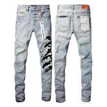 R 36864 Embroidered ripped slim jeans �����ƶ�����ţ�п�