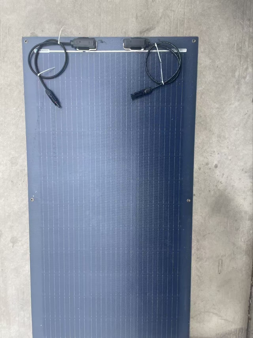 单晶100w半柔性太阳能电池板车顶用光伏发电动车房车充电户外100w