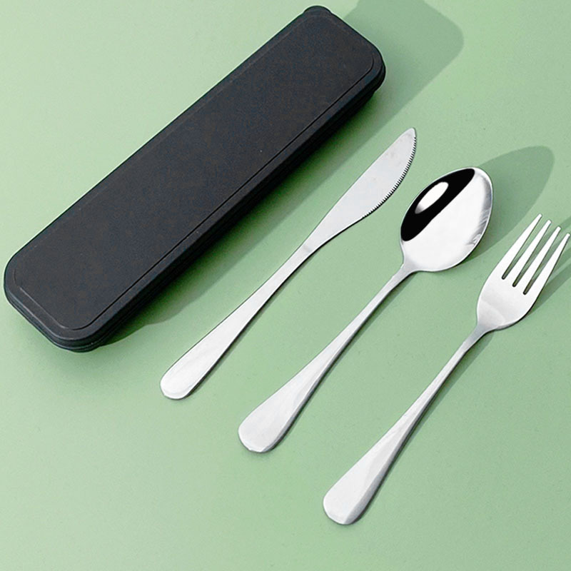 검은색 - 나이프, 포크, 스푼