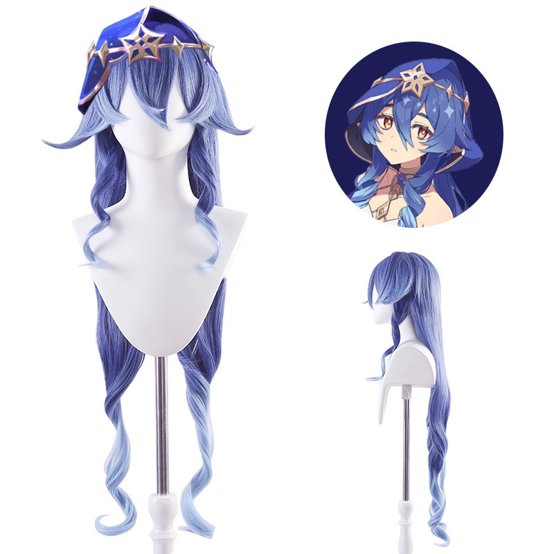 Feiyuan shenlaiyila cos wig simulation scalp T Color gradient modeling in stock