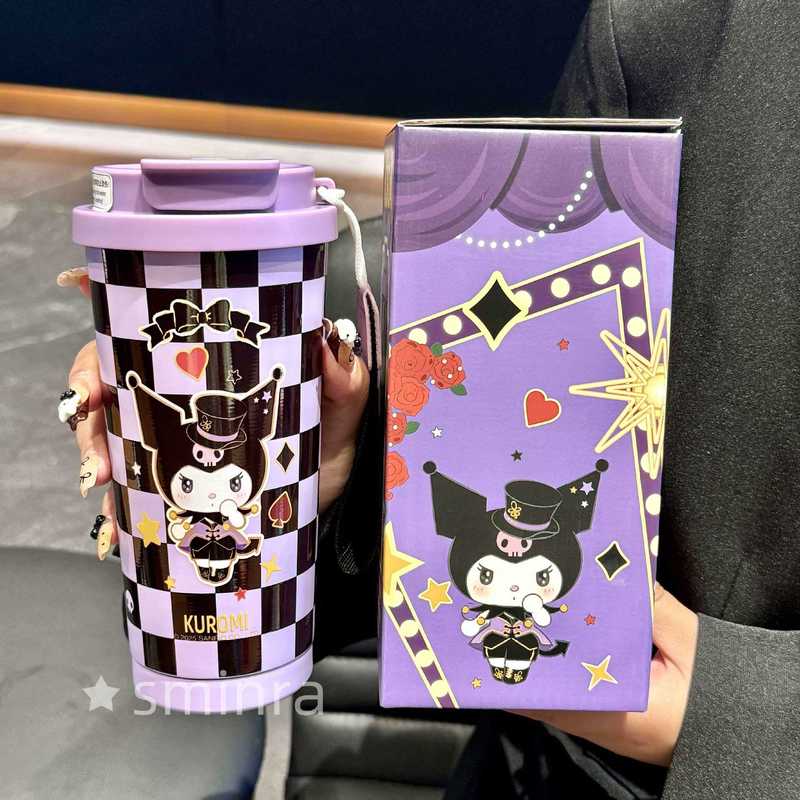 HelloKitty保温杯女2025新款高颜值吸管水杯生日礼物三丽鸥咖啡杯|undefined