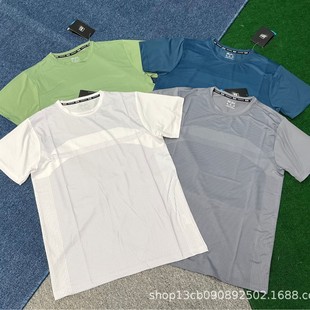 Summer New Sports Quick-Drying Fitness Basketball Sports T-Shirt Breathable Sweat-Wicking Training Running Loose Top for Men