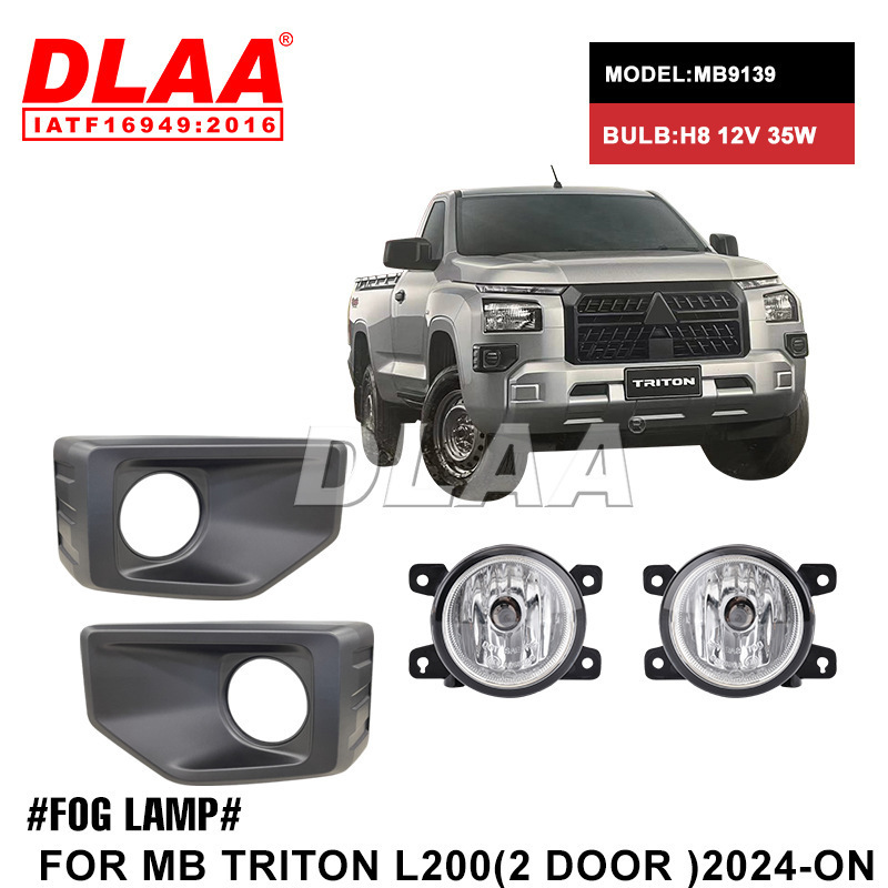 Aplicable a Mitsubishi 2024 nuevo conjunto de lámpara de niebla delantera L200 Triton pickup luz de conducción diurna luz de barra delantera