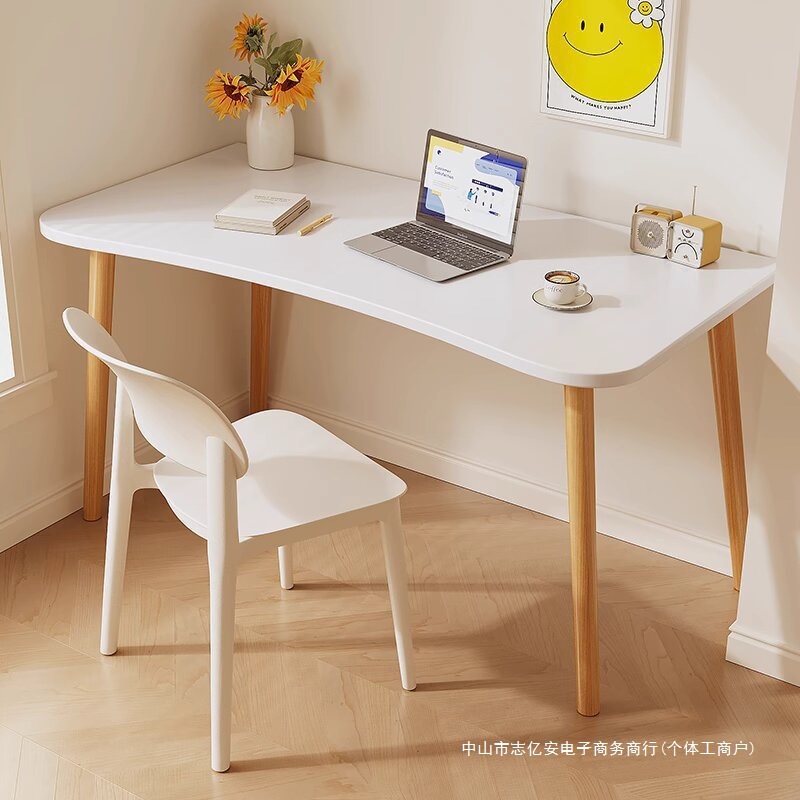 Simple Girls' Bedroom Computer Desk Student Home Study Desk Small Apartment Rental House Workbench Office Desk