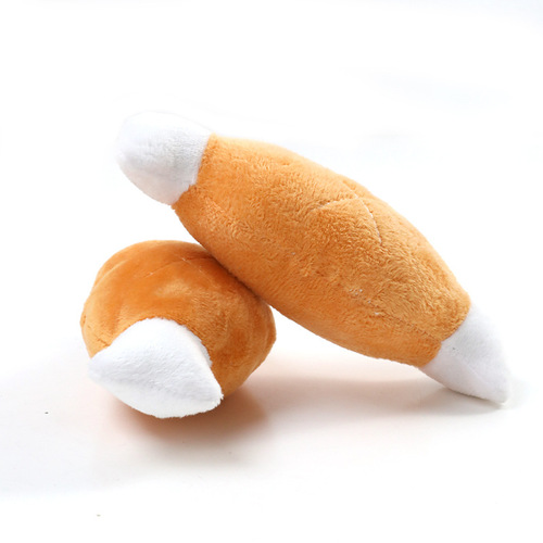 Amazon Hot Selling Dog Chew Chicken Leg Bones Plush Toy Manufacturer Wholesale Pet Sounding Supplies Wholesale