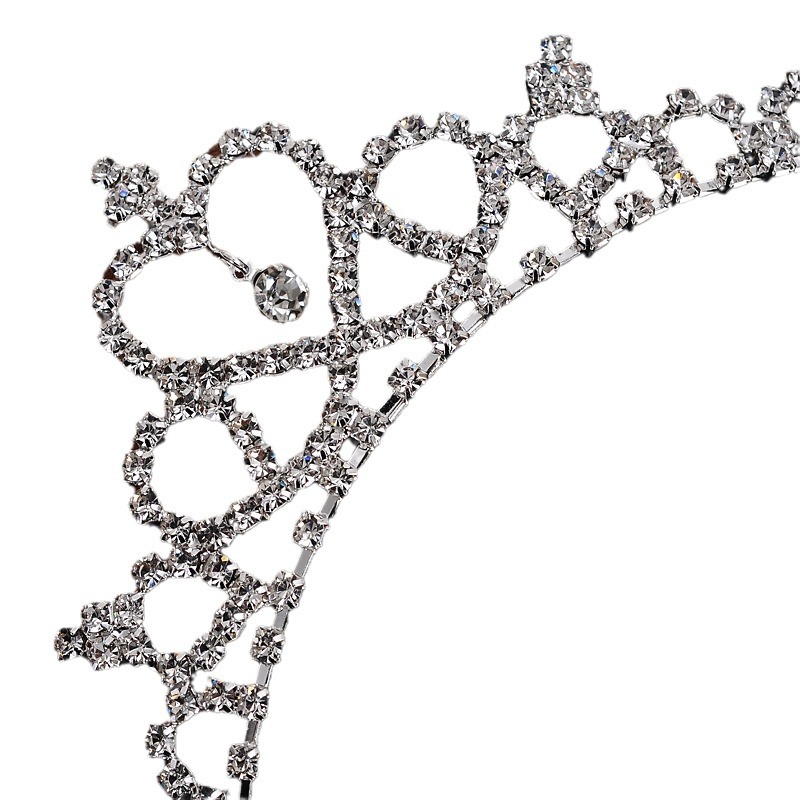Princesa corona accesorios para el cabello tocado Día DE LOS NIÑOS actividad rhinestone corona diadema niña diadema