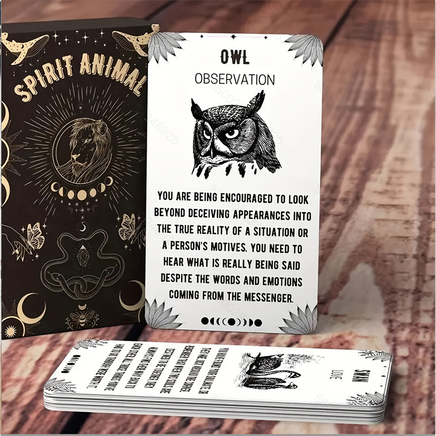 Animal Totem Tarot Cards 54 God Card Cards, Pure English Party Board...