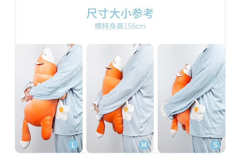 创意趴姿狐狸毛绒玩具 银狐绒儿童毛绒公仔玩偶抱枕批发现货 pic 10