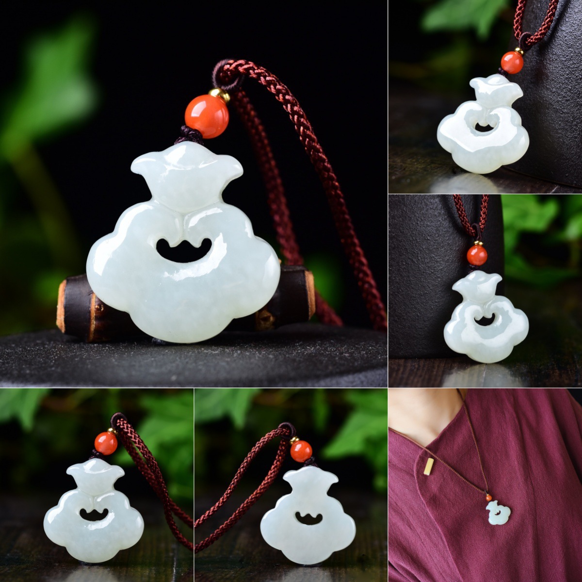 HETIAN JADE PEACE LOCK JADE PENDANT 의 제이드 피트 펜던트 남녀 루이 잠금 목걸이 백일 선물 재스퍼 펜던트
