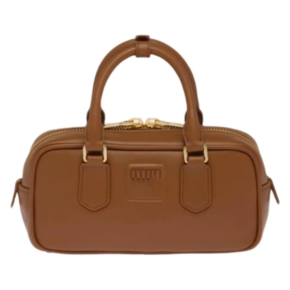 Women's Handbag Small Square Pillow Bag M Maillard Bowling Crossbody Shoulder Bag - Thumbnail 5