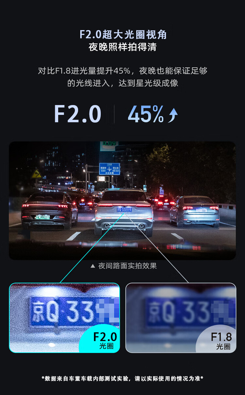 Wifi Driving Recorder Parking Monitoring 2K Front and Rear Dual Lens Reversing Image Car Collision Sensor Recorder