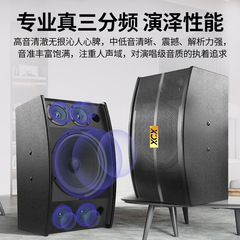 歓楽迪家庭ktv音響専門舞台会議家庭用商用カードバッグスピーカー10インチ/12インチカラオケ