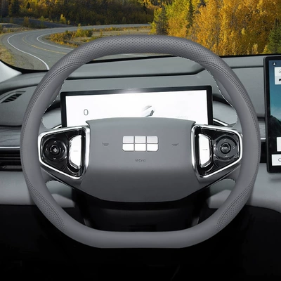 Steering wheel cover Wheel Cover L6Emi L7 Special - galaxy-series-double-d-gray-sleeve-type-ultra-thin-default