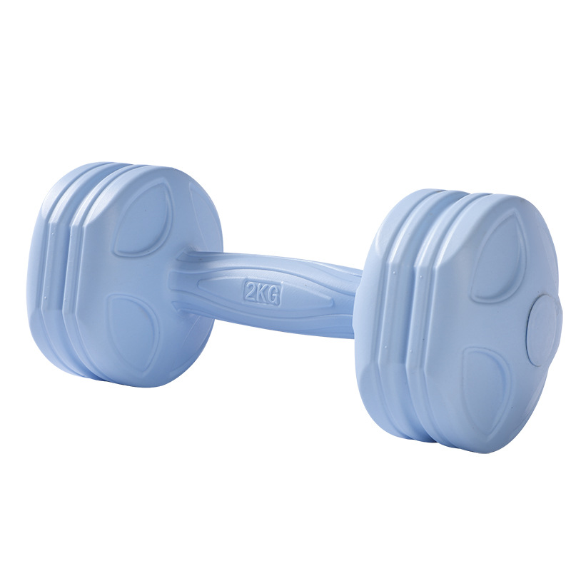 Mancuerna de fitness para mujeres equipo para el hogar yoga para niños de las mujeres recubrimiento muscular del brazo pegamento mancuerna para hombres 1kg ejercicio físico