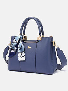 Bag, capacious purse, genuine leather, city style