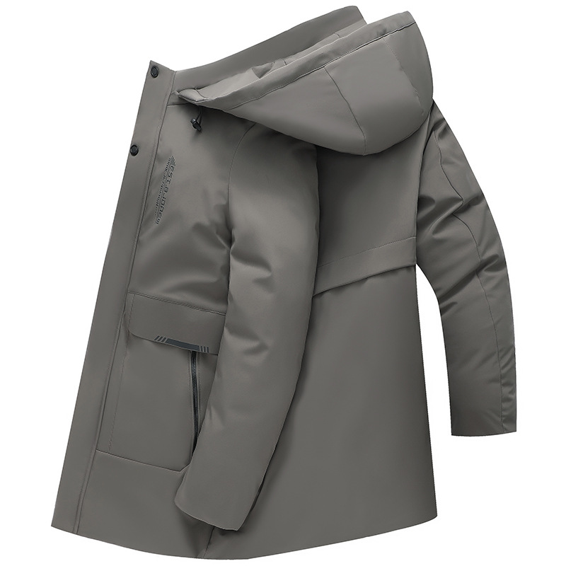 Abrigo acolchado de algodón para hombres de mediana edad engrosado chaqueta acolchada de algodón cálido de longitud media abajo Abrigo acolchado de algodón abrigo de invierno de mediana edad y ancianos ropa de invierno papá