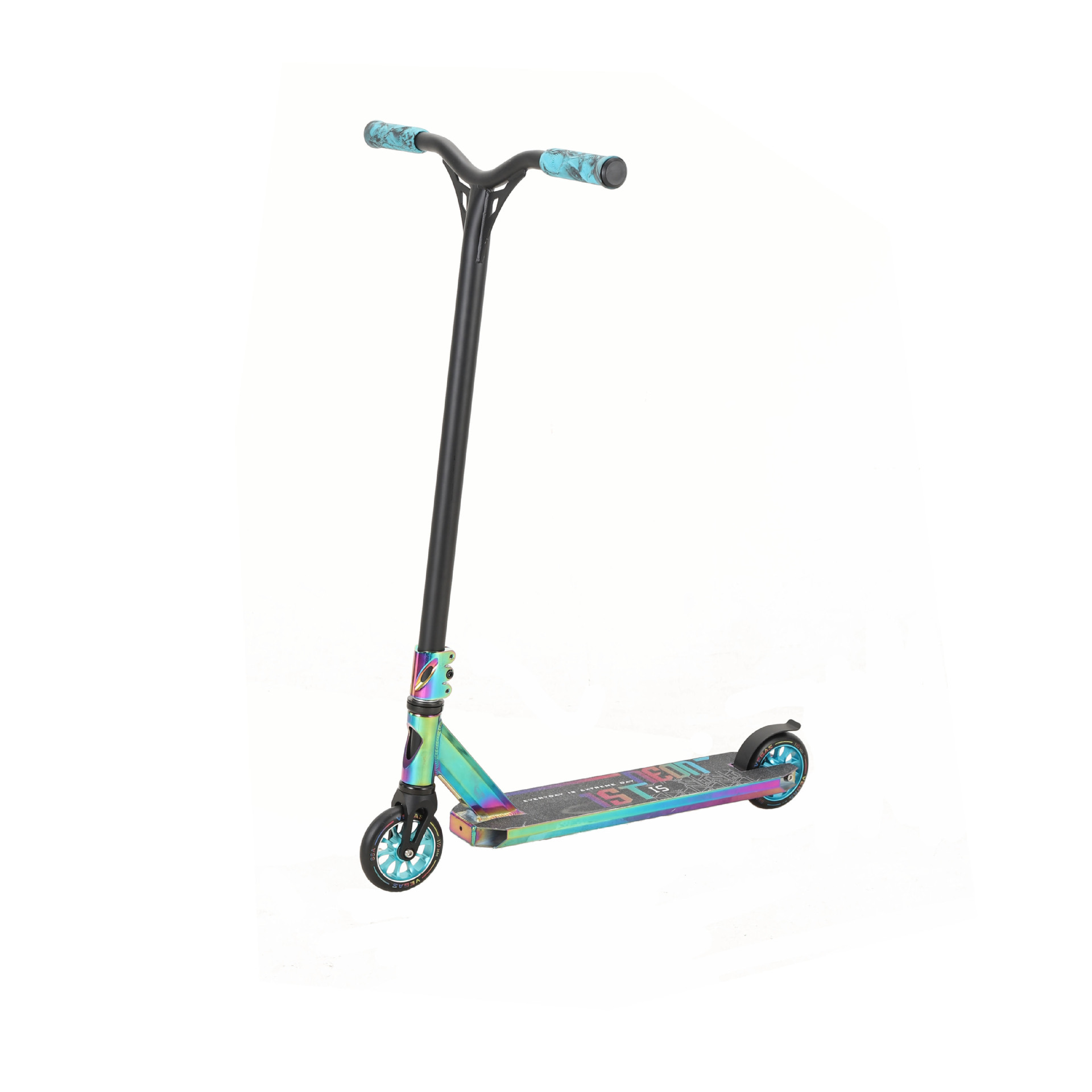 Colorful Plated Stunt Scooter Adult Fancy Stunt Extreme Car Two-Wheeled Pedal Scooter Scooter